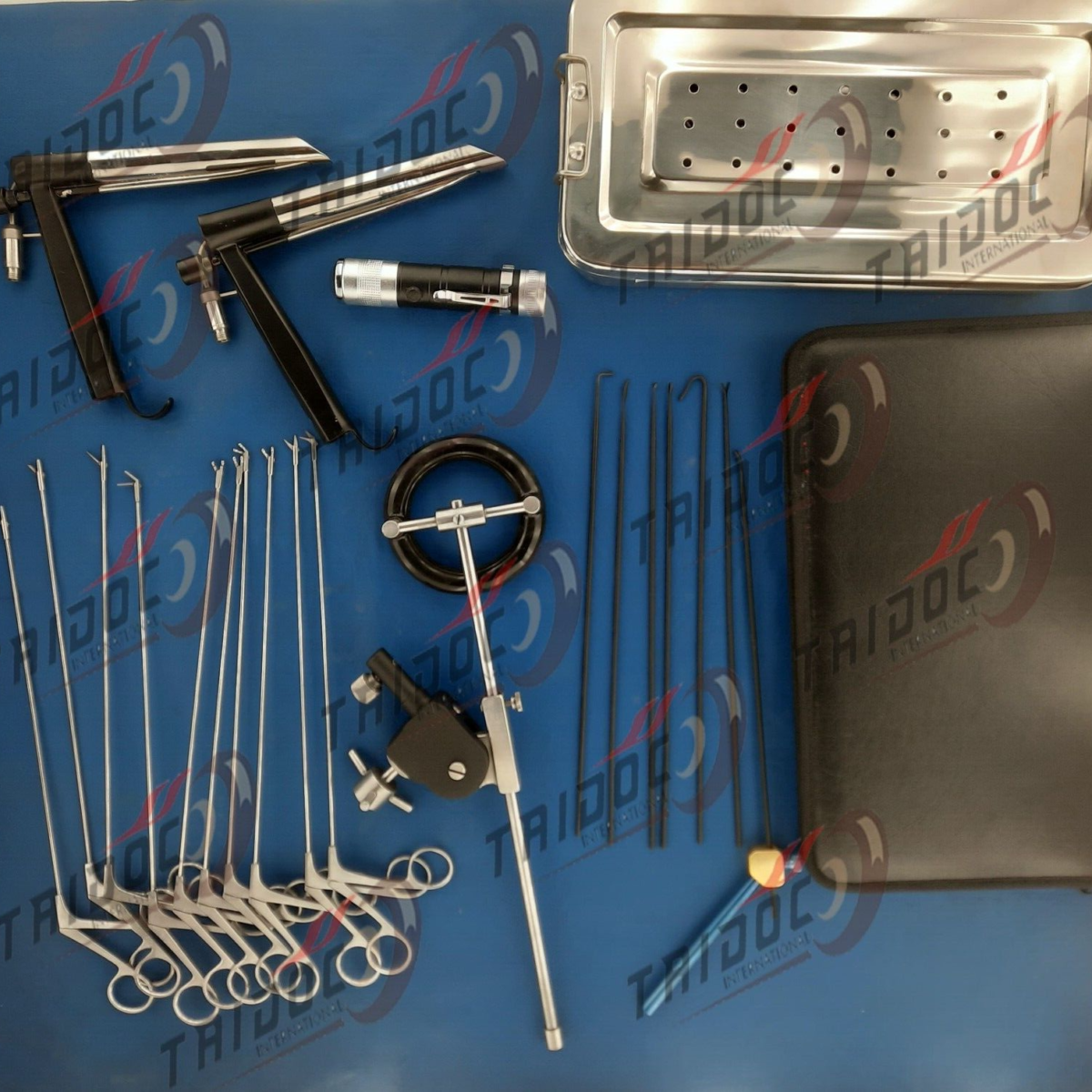 Pedestal Laryngoscope Set of Micro Laryngeal Surgery ENT Instruments ...