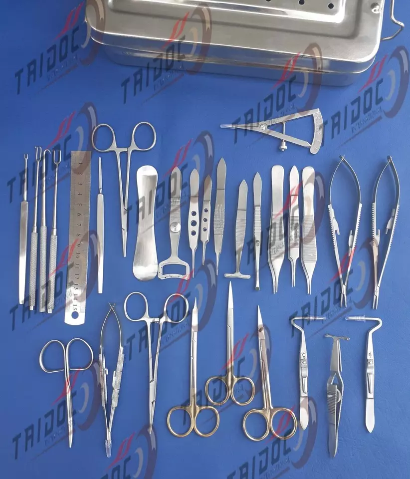 Blepharoplasty Instruments Set of 30Pcs Eye Surgery Set Plastic Surgery