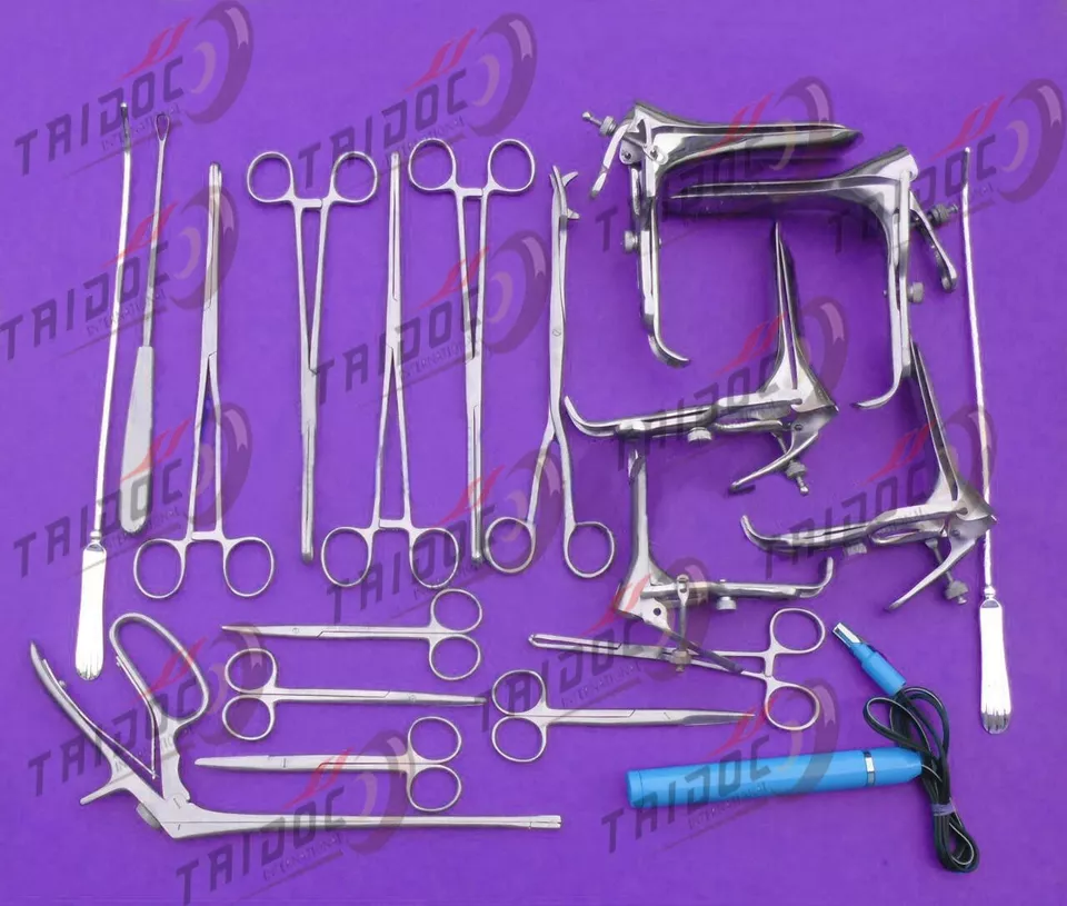 BASIC LAPAROTOMY Set of 34 Instruments German Quality